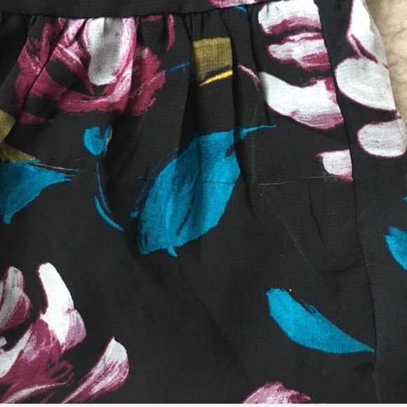 Forever 21 Black Flowered Spaghetti Strap Dress M - Picture 4 of 8